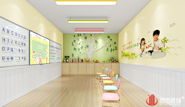 少儿英语课室成效图