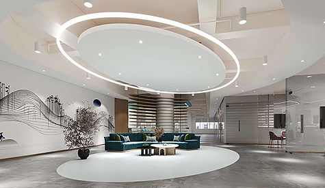 广州清盛服装办公室装建设计