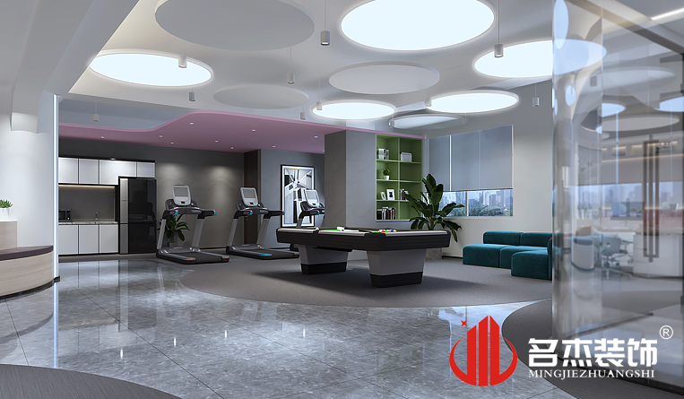 健身区装建设计成效