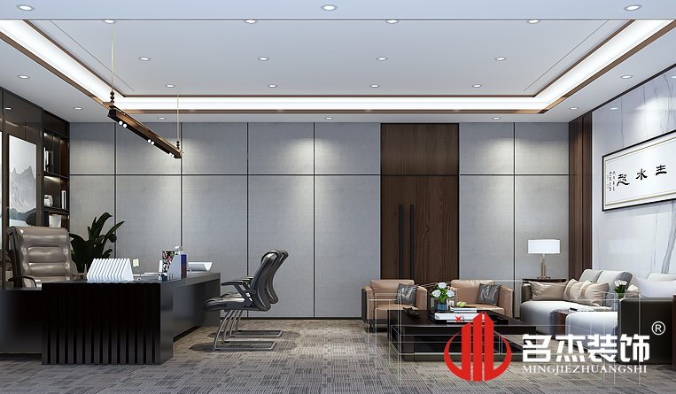 经理室装建设计成效