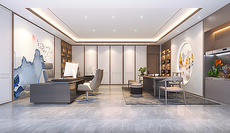 佛山市壹彩家具办公室装建设计