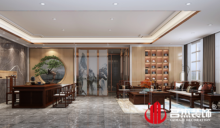 经理室装建设计成效