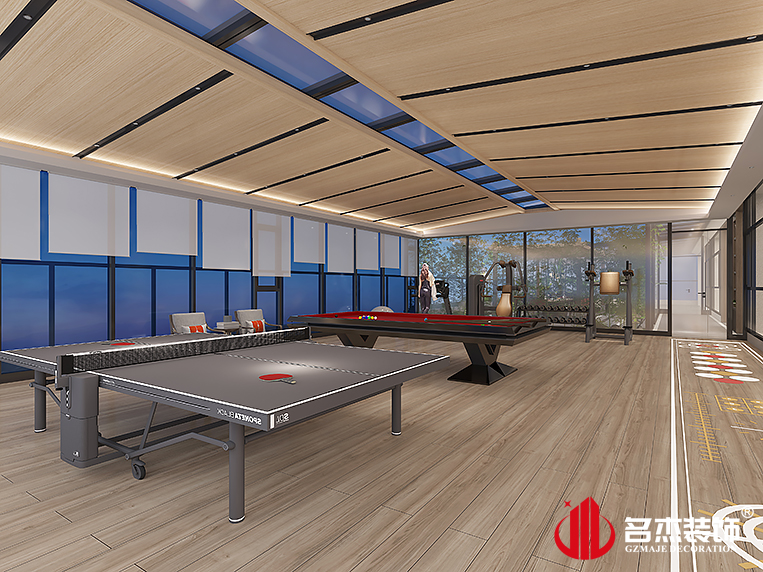 健身房装建设计成效