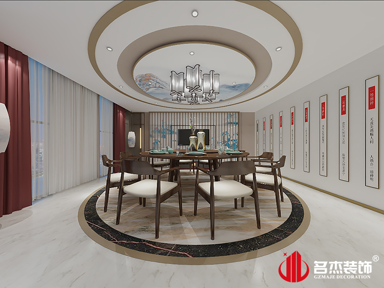 展厅包间装建设计成效