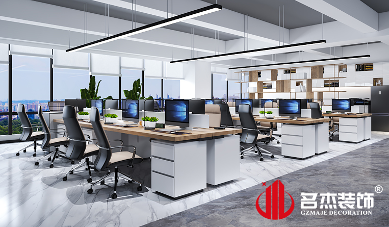 盛开办公区域设计成效
