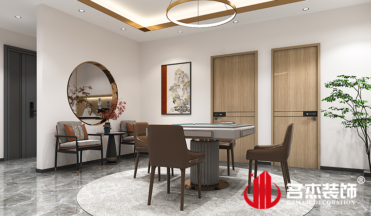 休闲区装建设计成效