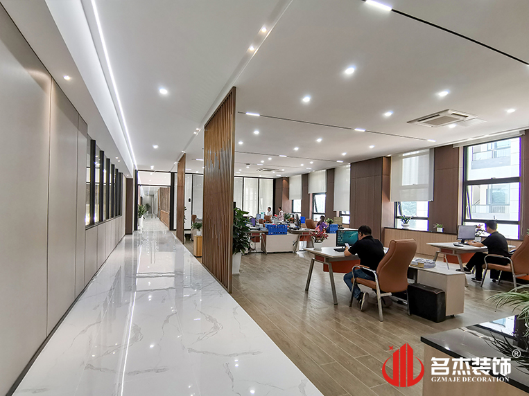 盛开办公区装建实景成效