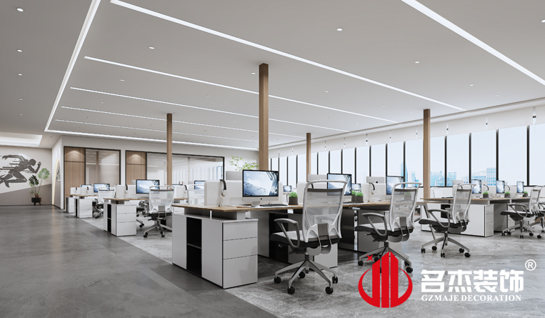 办公区域装建设计成效