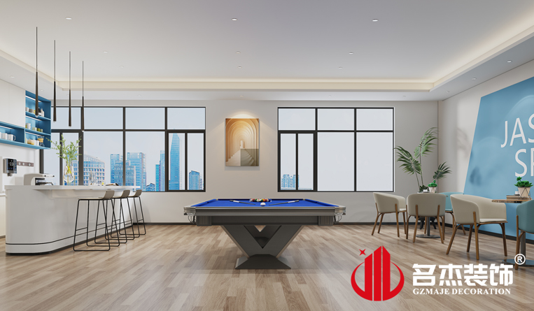 休闲区装建设计成效