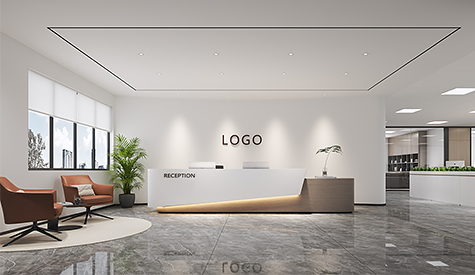 广州品鑫检测节造系统办公室装建设计