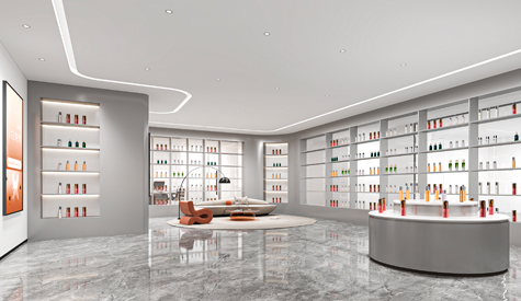 广州喜橙化妆品办公室装建设计