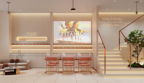 水胭脂美容院装建设计