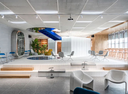 富有创意的结合办公装建设计空间是怎么打造的——慕金星光国际