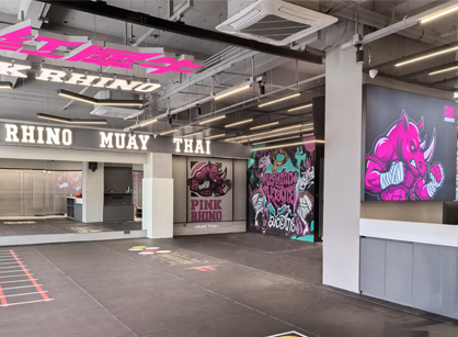 力量与美学的融合｜粉红犀牛泰拳馆专业训练空间圆满交付